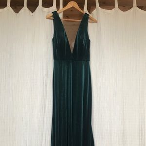 BHLDN Jenny Yoo Velvet Dress